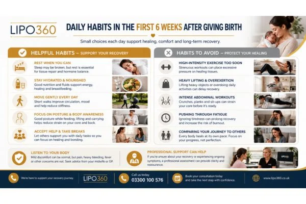 What to Do (and Avoid) in the First 6 Weeks After Giving Birth To Avoid Diastasis Recti 3 First 6 Weeks After Giving Birth To Avoid Diastasis Recti Hamilton : Daily Habits in the First 6 Weeks After Giving Birth